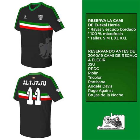 Reserva La Camiseta De Euskal Herria La Lokomotora