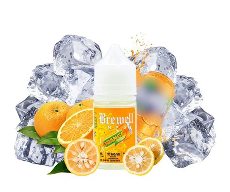 Brewell MFG Salt Orange Soda 30ml Tinh Dầu Pod