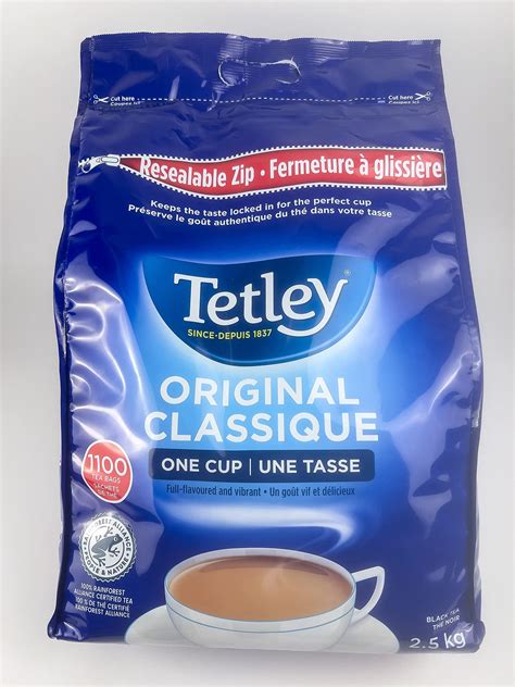 Tetley Tea Original Orange Pekoe 1100 Tea Bags Food Service Size Rainforest