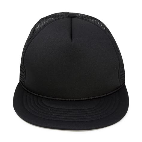 Buy DALIX Classic Trucker Cap Flat Bill Adjustable Snapback 5 Panel