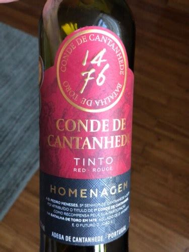 Conde De Cantanhede Homenagem Tinto Vivino Australia