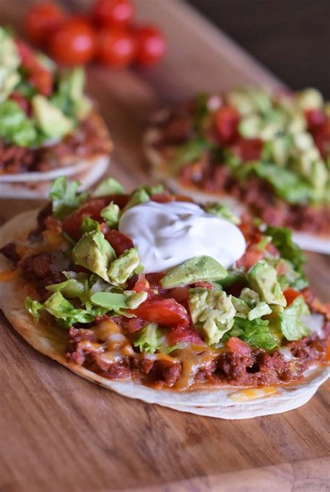 Homemade Mexican Pizza With All The Fixin S