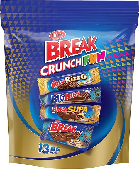 Tiffany Break Crunch Fun Assorted Crunchy Wafer Fingers In Creamy