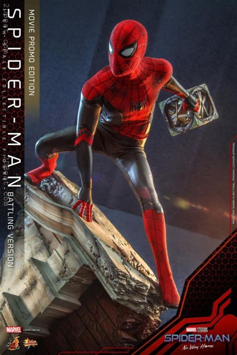 Mô Hình HOT TOYS MMS Spider Man No Way Home Spider Man Battling Version Phê Toys