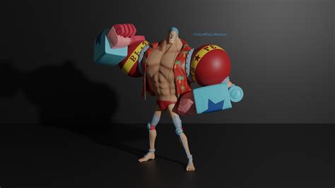 STL file Franky time skip - One piece 3d print model 🏴‍☠️・Model to ...