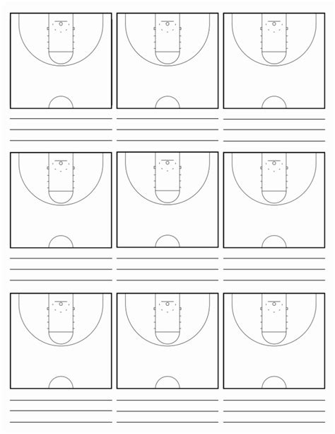 Basketball Court Diagram - exatin.info