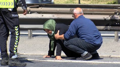 Esenler De Arac N Kar T Zincirleme Kaza Trafik Durma Noktas Na