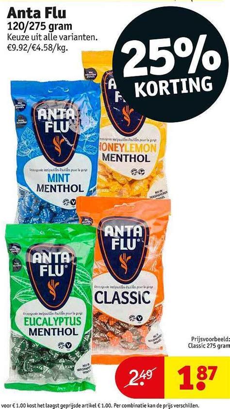 Anta Flu Promotie Bij Kruidvat