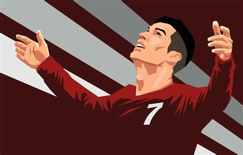 Football Athlete Goal Celebration Background 23553172 Vector Art at ...