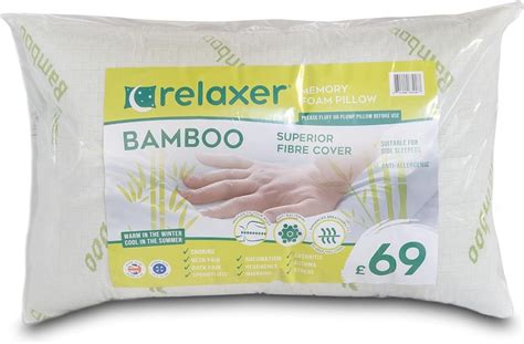 Relaxer Memory Foam Pillow Bamboo Kaos Beds Mattresses Shop Save