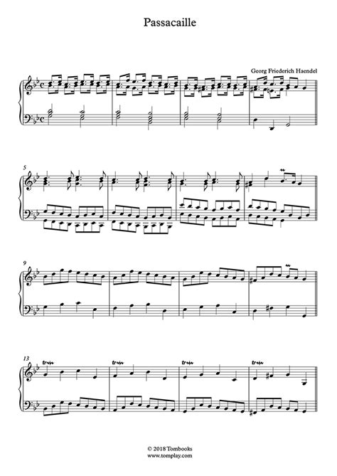 Partitions gratuites Georg Friedrich Haendel PIANO Télécharger PDF