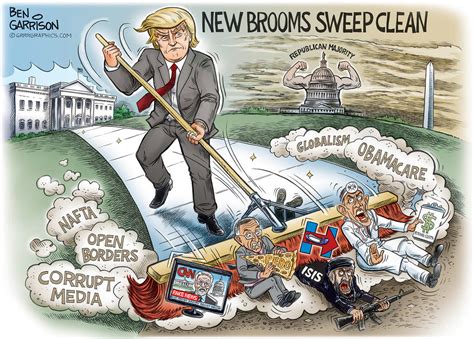 New Brooms Sweep Clean Ben Garrison Know Your Meme