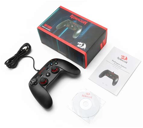 Redragon Saturn G Wired Pc Game Controller Joystick Dual Vibration