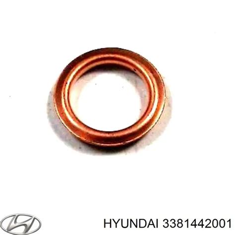 3381442001 Hyundai/Kia кольцо (шайба форсунки инжектора посадочное)