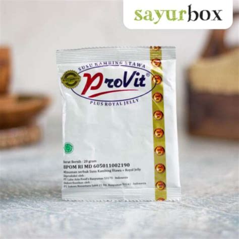 Jual Provit Susu Kambing Etawa Plus Royal Jelly Gram Sayurbox Jkt