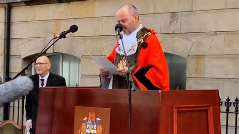 Proclamation Of King Charles Iii In Stockton On Tees Youtube