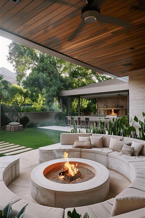 15+ Outdoor Fire Pit Area Ideas - Paul Paint