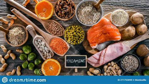 Composition With Food Products Rich In Thiamine Or Vitamin B1 Stock