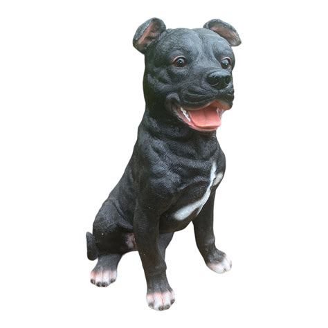 Staffordshire Bull Terrier Dog Statue Sculpture Ornament