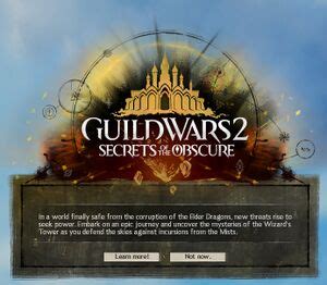 Guild Wars 2: Secrets of the Obscure - Guild Wars 2 Wiki (GW2W)