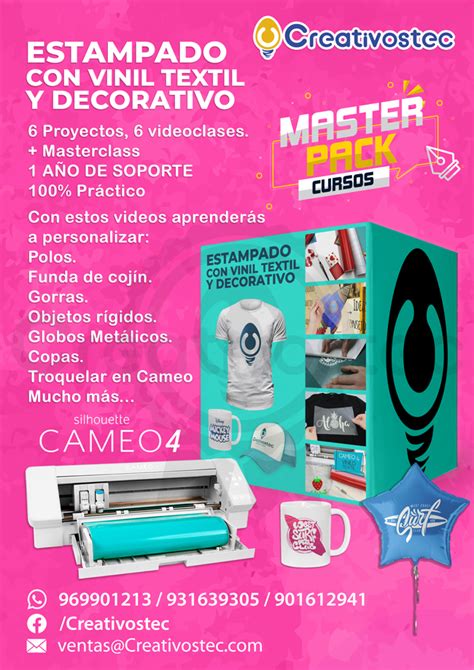 Curso Virtual De Estampado Con Vinil Textil Y Decorativo Creativostec