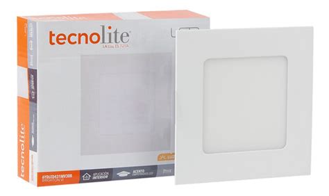 Lámpara Techo Led Acento Brighton 6 6w Alu Bco 30k Tecnolite MercadoLibre