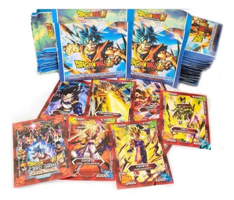 Kit Card Dragon Ball Z Pacotes Figurinhas Mercadolivre