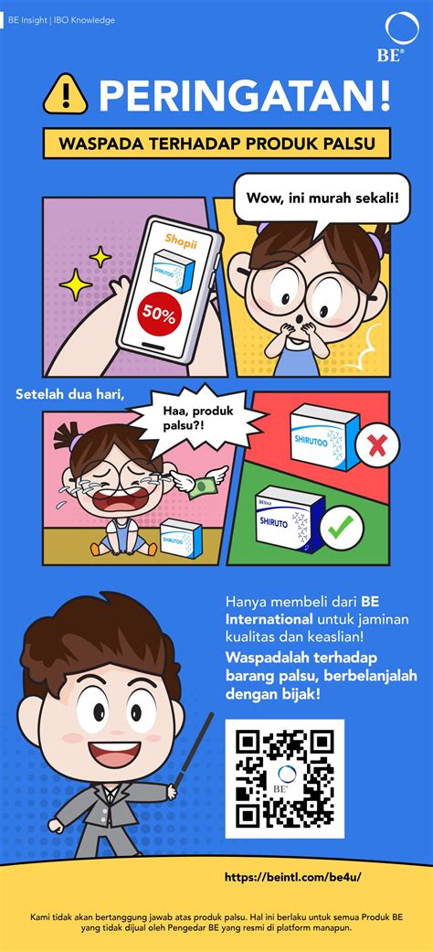 PERINGATAN: Waspada dengan Barang Palsu! - BE International Sdn Bhd