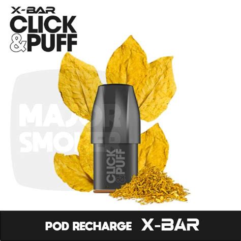 Pods X Bar X Bar Click Puff Classic Virginia MajorSmoker