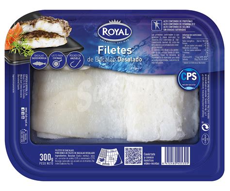 Royal Filete De Bacalao Desalado 300 G