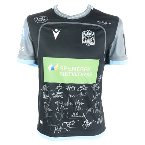 Autographed Glasgow Warriors Jersey Fully Signed Shirt