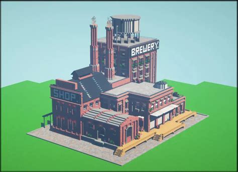 Minecraft Factory Industrial Estate Build Idea Minecraft Steampunk