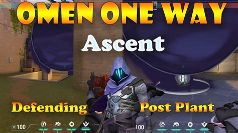 Valorant Top 15 Omen One Way Smokes On Ascent Omen 1 Way Smokes Ascent Valorant Tips And Tricks