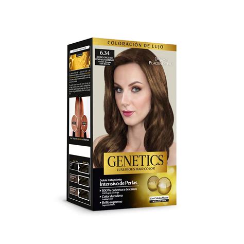 Ripley Genetics Kit De Tinte Rubio Oscuro Dorado Cobrizo