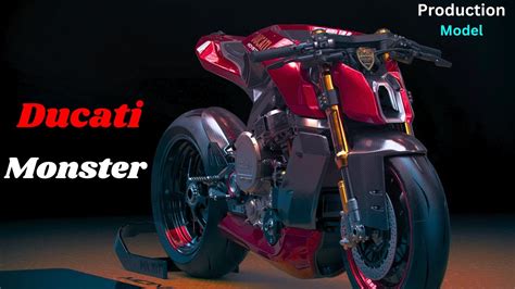 First Electric Naked Ducati Monster Is Coming Youtube