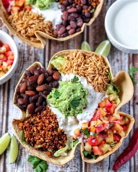 Edible Burrito Bowl Anyone Filled With All The Delicious Goodness