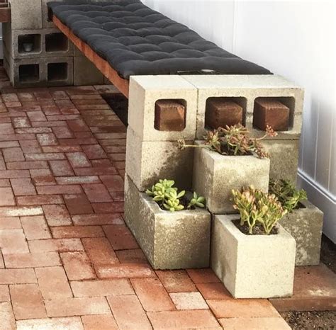 DIY Cinder Block Bench MINCE REPUBLIC 54 OFF