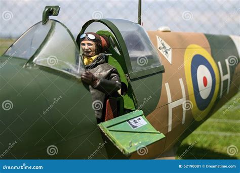 Spitfire Pilot Royalty-Free Stock Photography | CartoonDealer.com #52190081