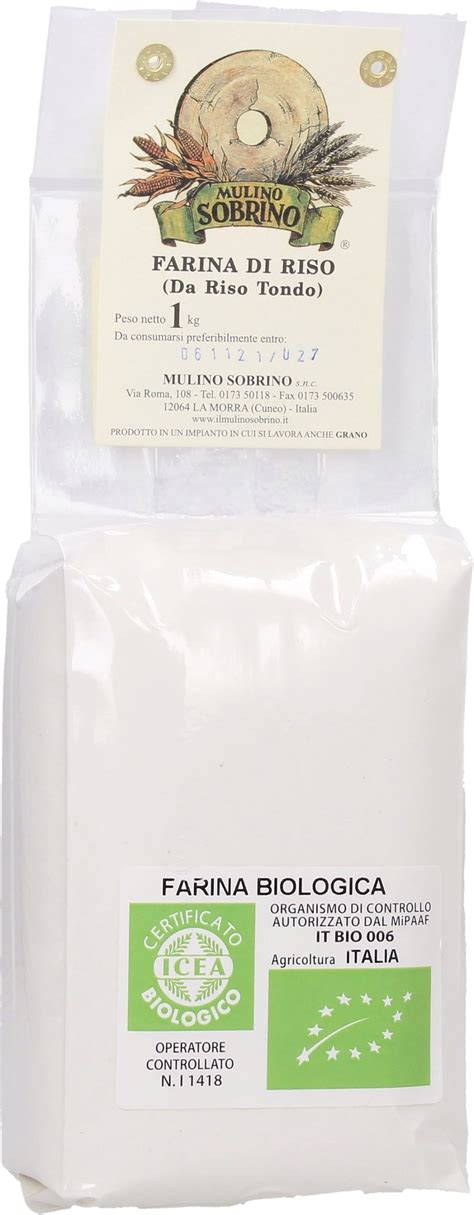 Mulino Sobrino Bio Reismehl 1 Kg Piccantino Onlineshop Deutschland