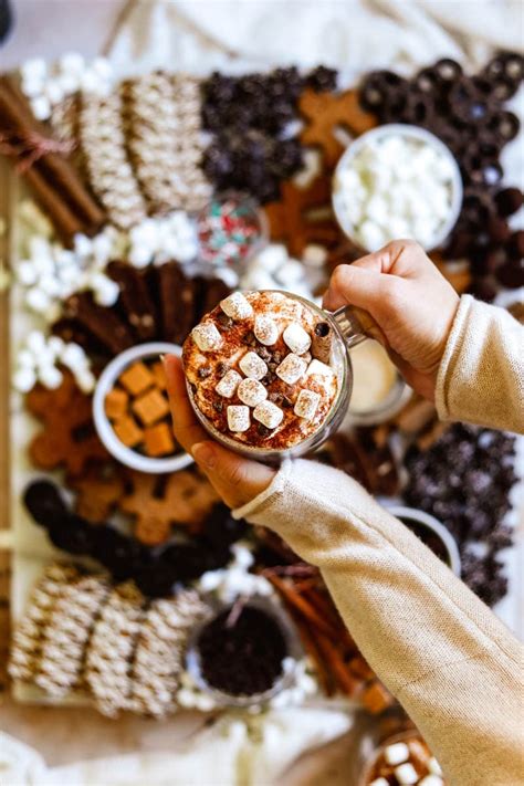 Hot Chocolate Bar With Cookies INSANELY CUTE CHRISTMAS HOT COCOA