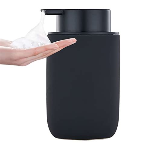 Snagshout Black Foaming Hand Soap Dispenser 9 Oz Bathroom Lotion Hand Pump Dispenser Matte