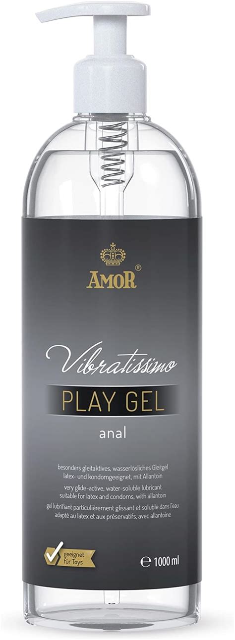 Vibratissimo Play Gel Anale 1000 Ml I Lubrificante Extra Scivoloso I