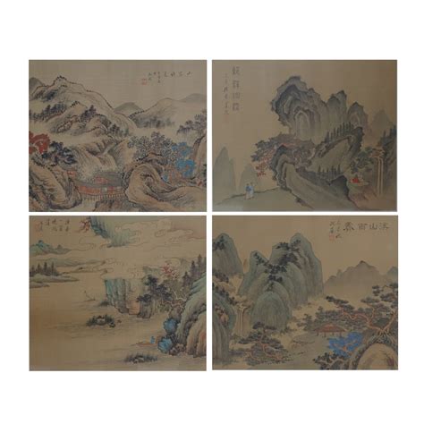 Chinese Silk Scroll Paintings Kodner Auctions