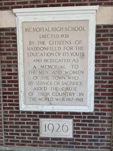 Memorial High School Historical Marker