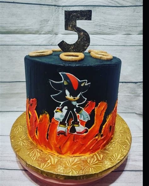 Shadow The Hedgehog Cake 🔥🔥🔥🧡💛🖤 ️ Sonic Birthday Cake Sonic Cake Hedgehog Cake