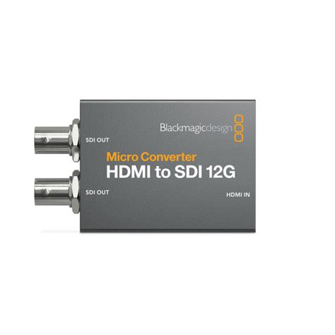 Blackmagic Design Micro Converter Hdmi To Sdi G Converters Ribalto