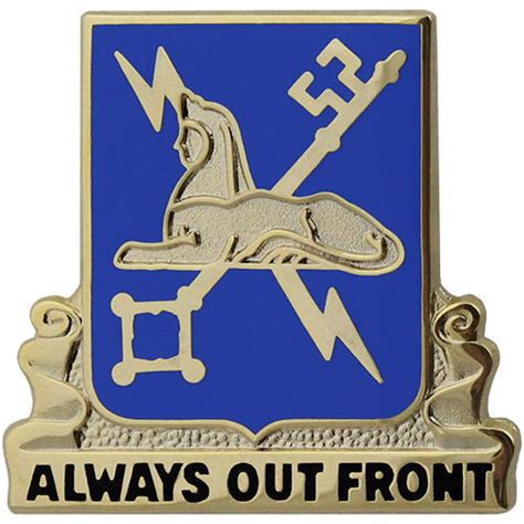 Army Always Out Front Military Intelligence Regimental Corps Crest – Vanguard