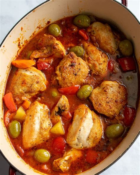 Spanish Style Chicken Stew Blue Jean Chef Meredith Laurence