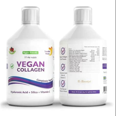 Swedish Nutra Vegan Collagen Mg Ml Kingray Eu