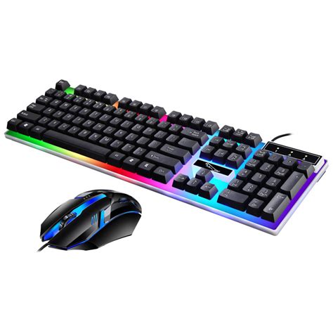 G21b Wired 104 Keys Mechanical Keyboard And Mouse Set Usb Gaming Keyboard